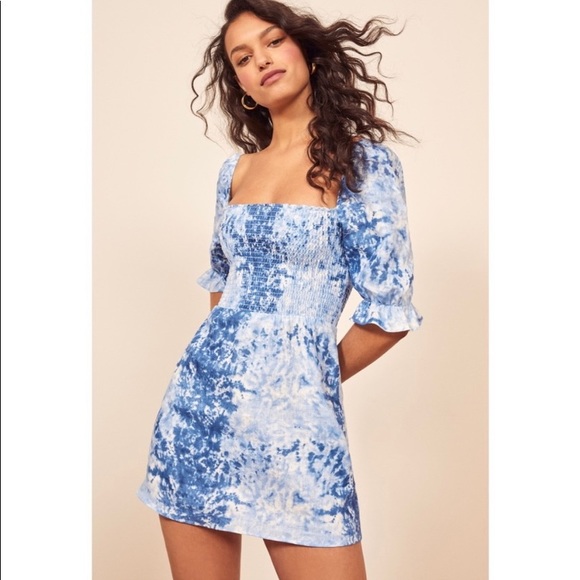 Reformation Dresses & Skirts - Reformation cerise linen mini dress